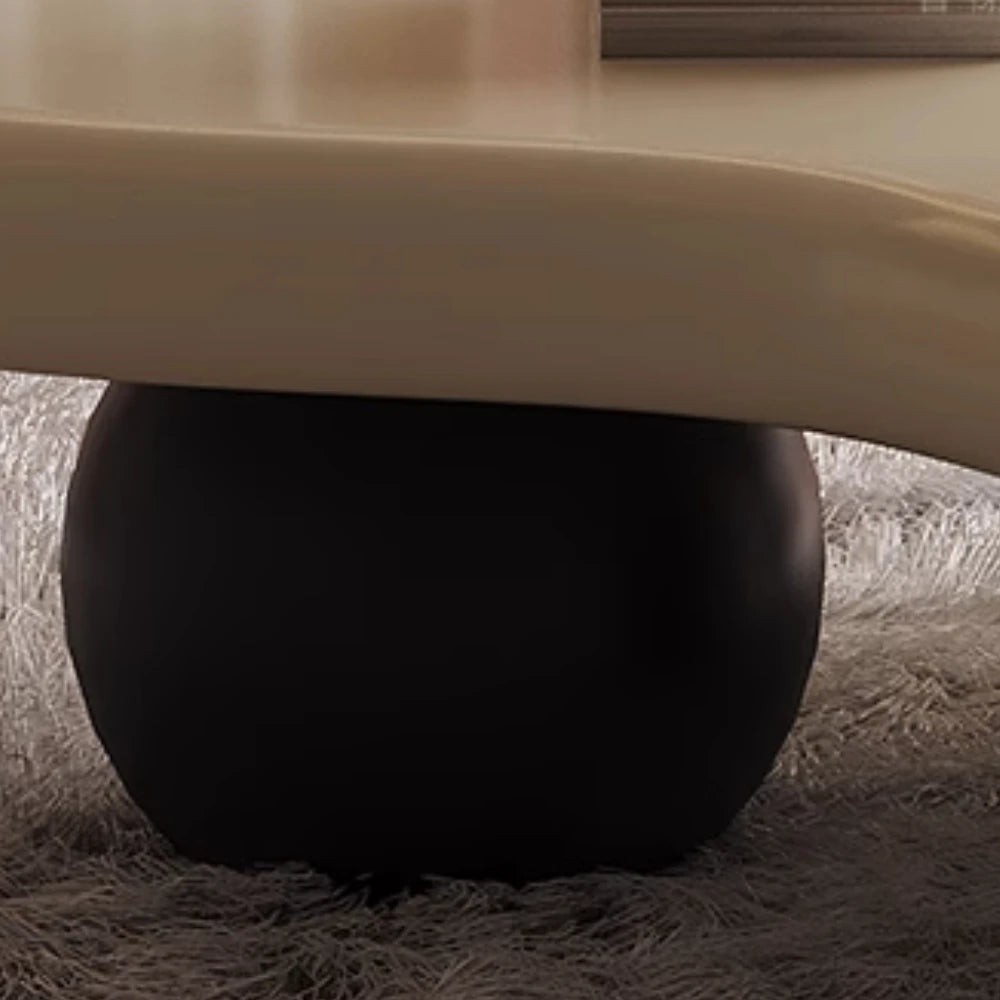 Black Modern Side Table Round Organizer Minimalist Unique Coffee Tables Premium Nordic Tavolino Da Salotto Home Furniture - Kimlud