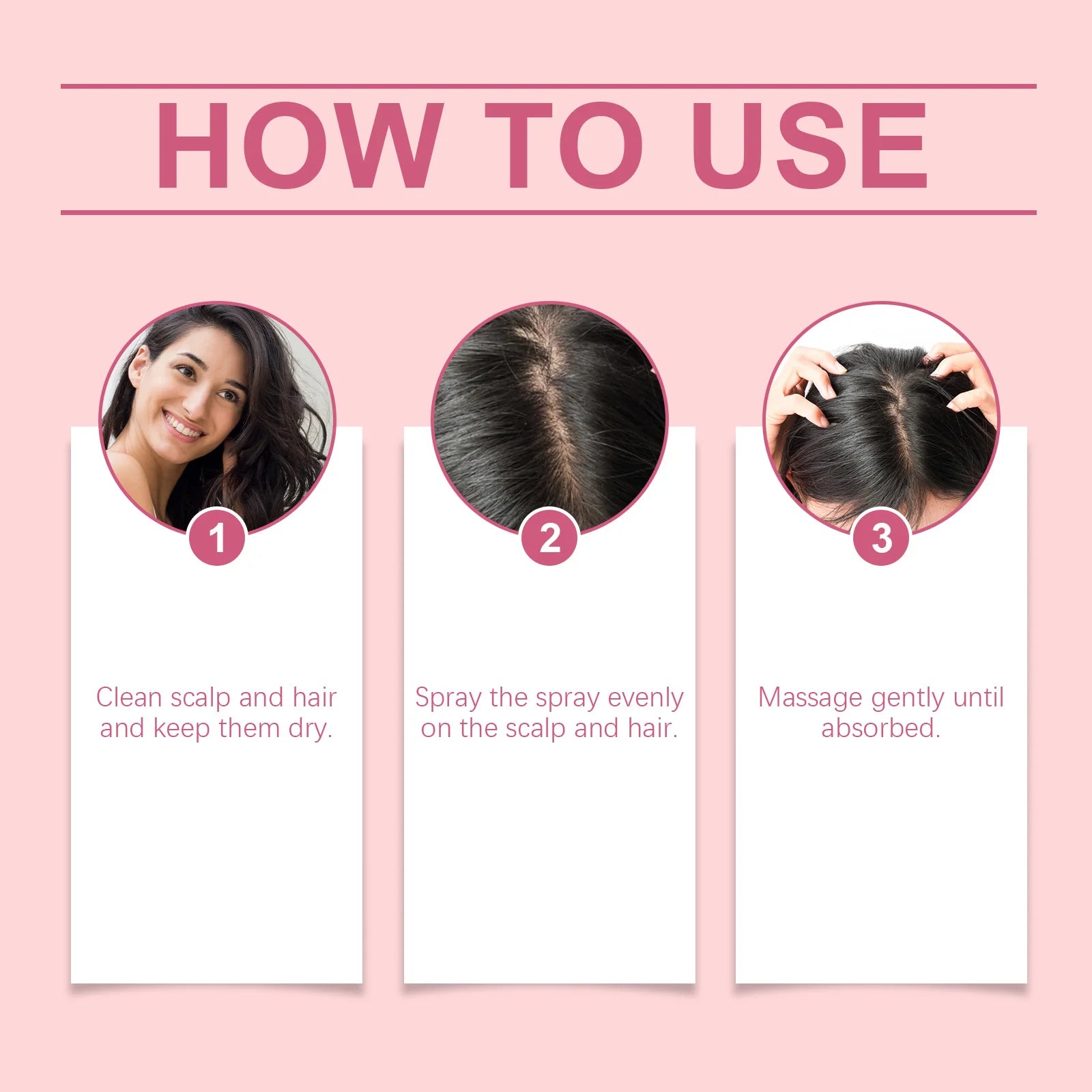 Rosemary Mint Hair Care Spray for Smoothing Straight & Curly Hair Nourishing Adding Shine Moisturizing & Hair Protection