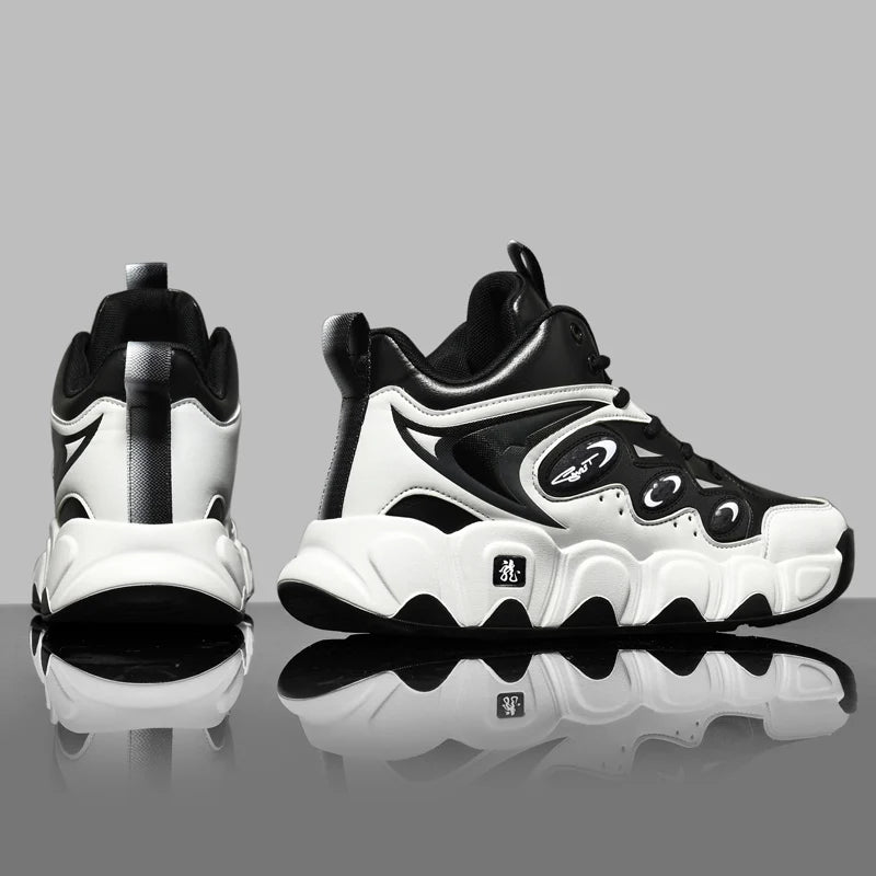 Men's Winter Boots Warm Waterproof Non-Slip Plush Sneakers Shoes - Winter Slippers Male Tenis Boots