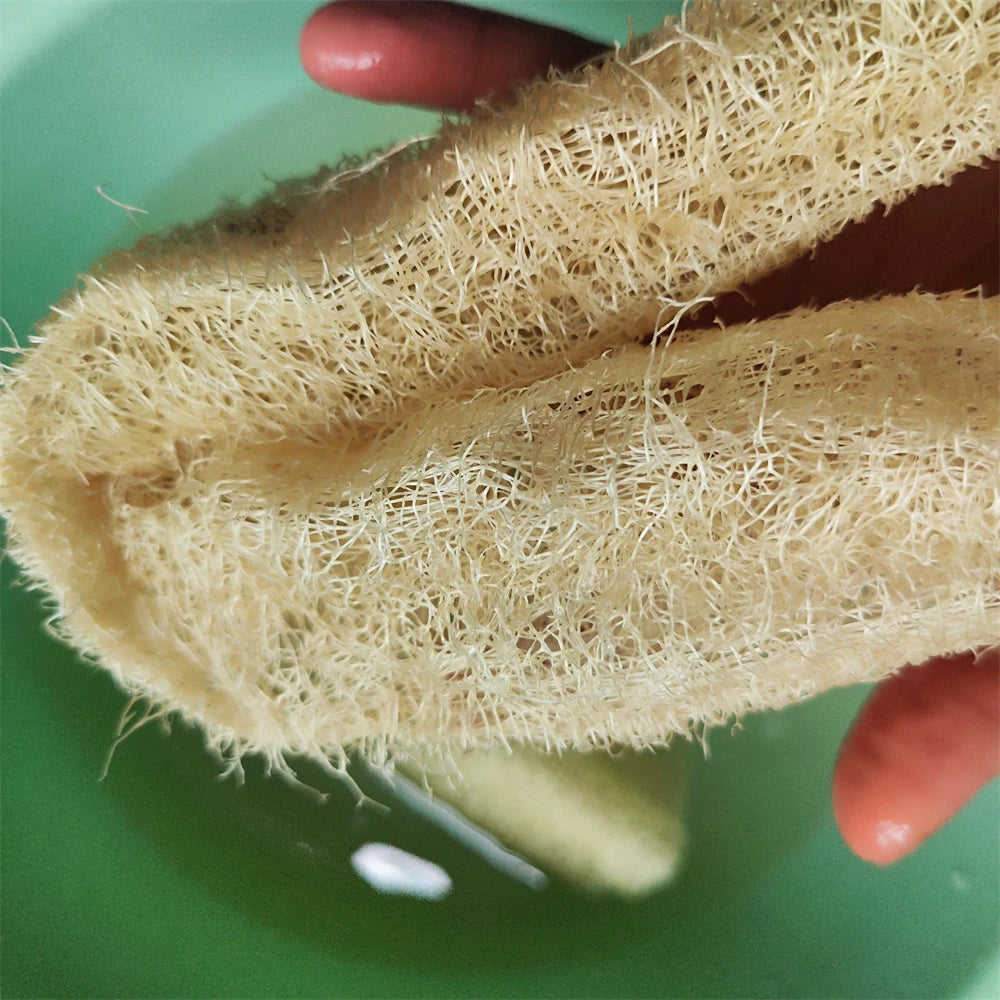 1pcs Natural Loofah Sponge Multi-purpose Cleaning Tool for Kitchen Bathroom Scrubber For Daily Cleansing Wash Body Scrubber Spa