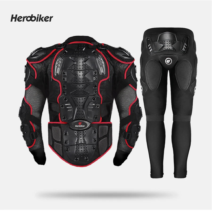 5XL Motorcycle Jackets Men's Full Body Armor Protection Jackets Motocross Enduro Racing Moto Protective Equipment Clothes