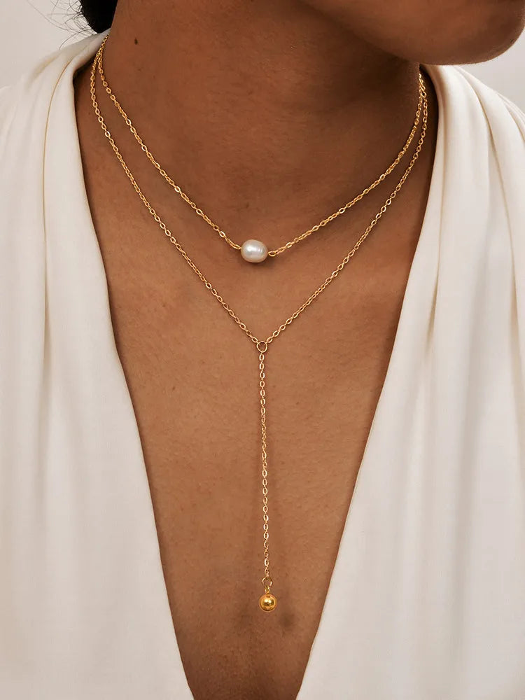 Vnox Heart Butterfly Charm Necklaces for Women, Simple Sweater Chain Collar, Y Necklaces Love Gift for Her