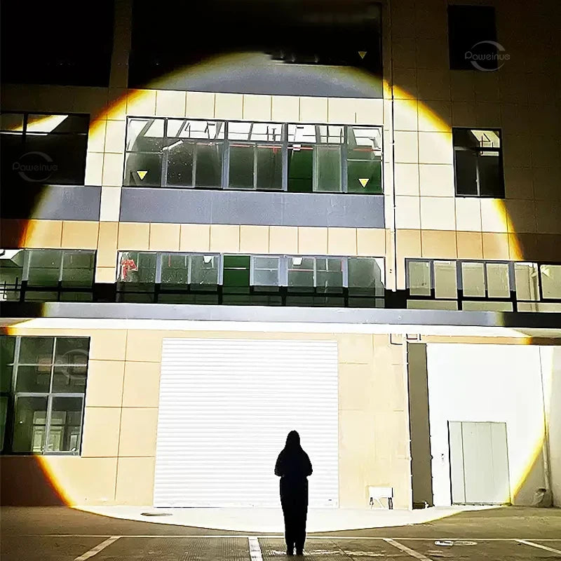 Newest 10000LM Ultra Powerful Rechargeable Flashlight 8000W Torch High Power LED Flashlights 3500M Long Range Tactical Lantern