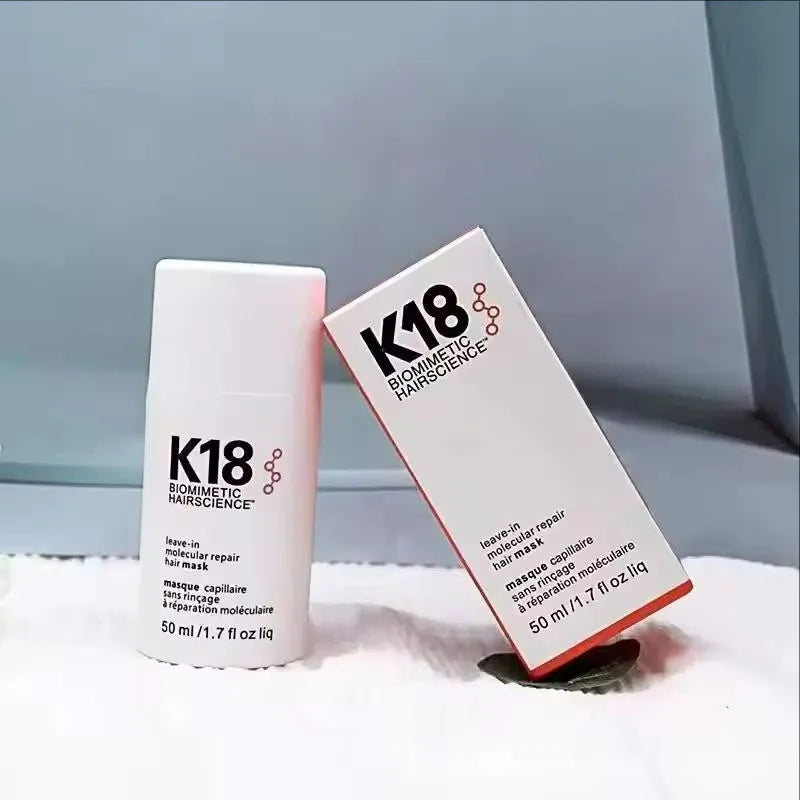 K18 Leave-In Molecular Repair Hair Mask Deep Conditioning Keratin Treatment Soften Hair Smoothing Healthy Hair Care 150ml 50ml