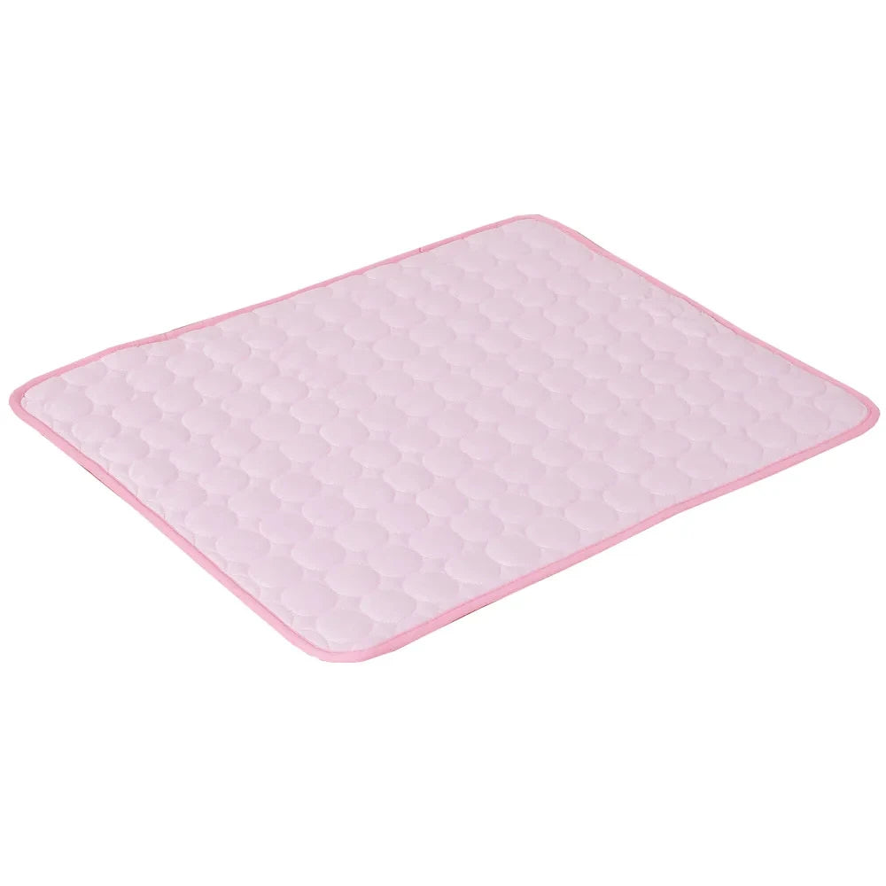 Dog Mat Cooling Summer Pad Mat For Dogs Cat Blanket Sofa Breathable Pet Dog Bed Summer Washable For Small Medium Large Dogs Car