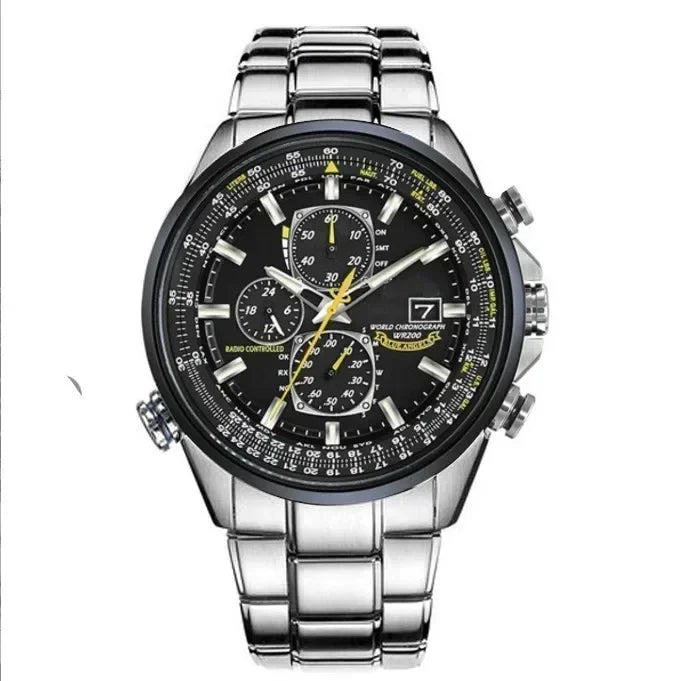 2025 Men Watches Luxury Trend Quartz Calendar Waterproof Multi Function Fancy Round Watch Stainless Automatic Watch
