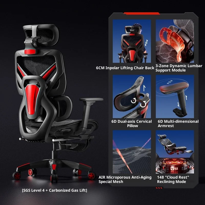 Comfortable Furniture Height Office ChairTourist Chair for Desk With Massage Pink Adjustable Desk Gaming Pulley Playseat Kanu