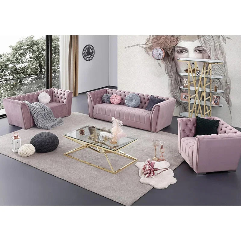 A Italian Design L Shape Corner Couch Living Room Luxury Sofa Set Home Furniture Modern Genuine Leather Chesterfield Sofa