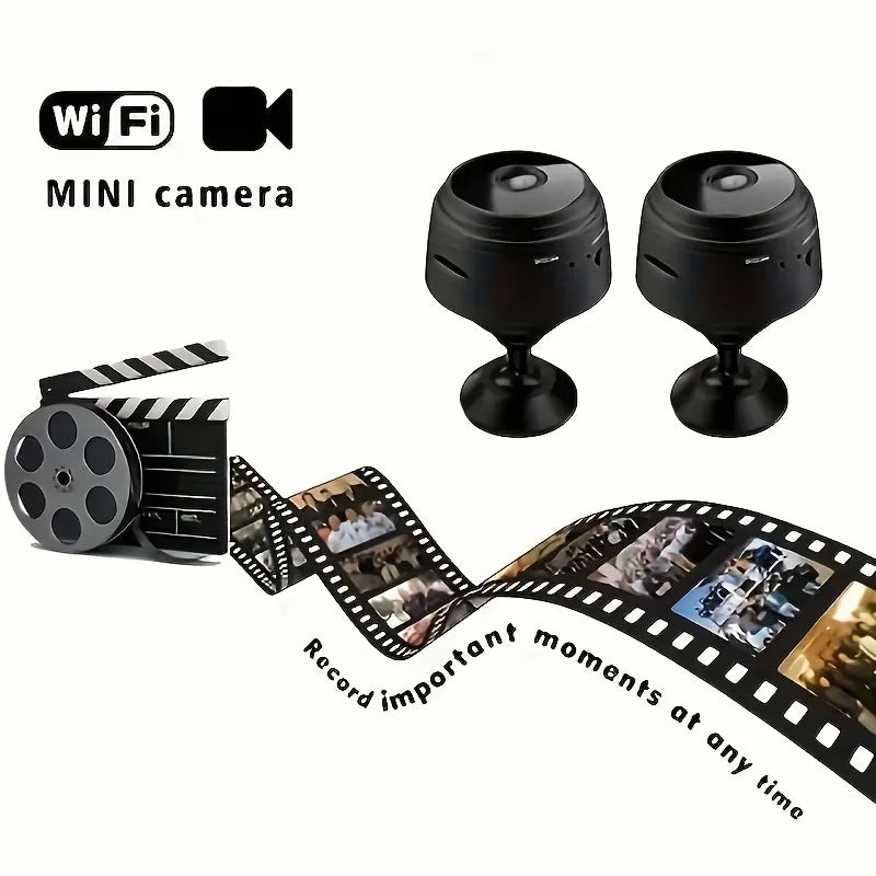 A9 Smart Mini Camera with Phone Connectivity - Best Practical Christmas Holiday Gift Choice!for Pet Care\Elderly Care,Smart Home
