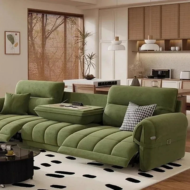 Green European Living Room Sofa Design Extendable Floor Recliner Living Room Sofas Nordic Modern Divano Adhd Home Furniture - Kimlud
