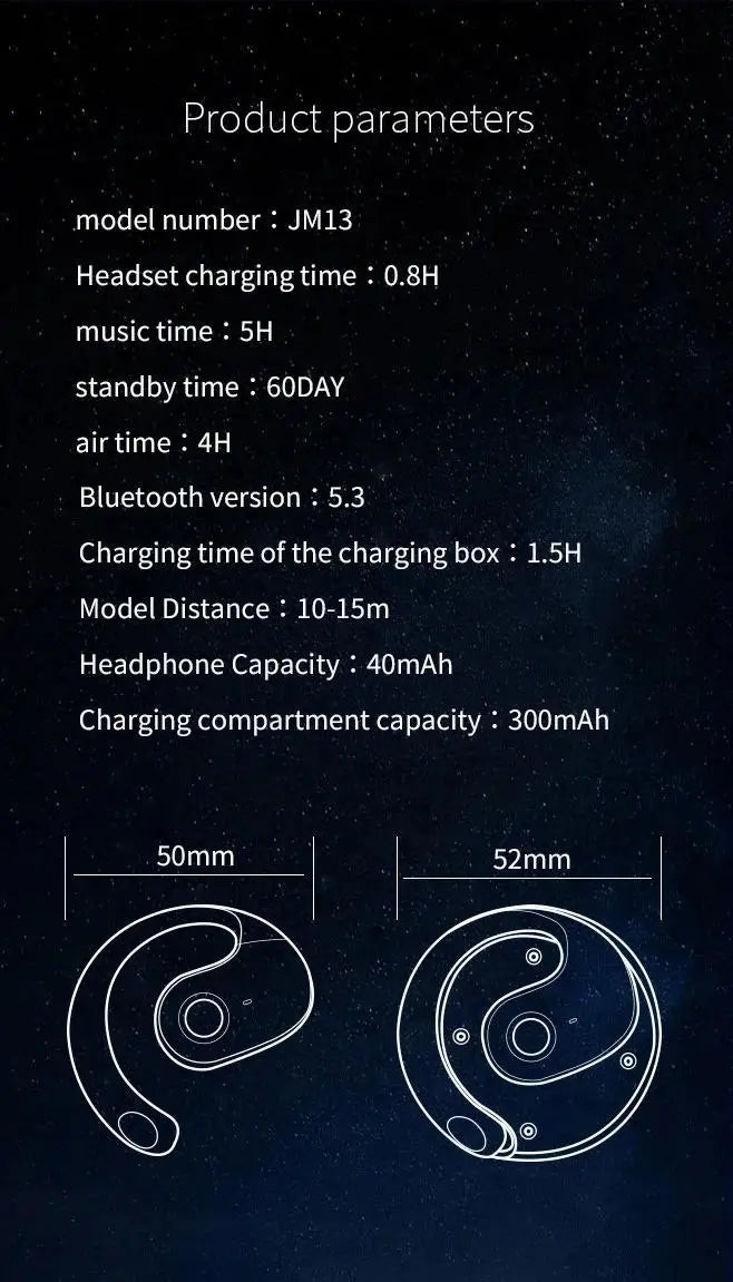 New Bluetooth Headphones AI Real Time Language Translation Earbuds 144 Languages Translator Wireless HiFi Stereo Sound Headph - Kimlud