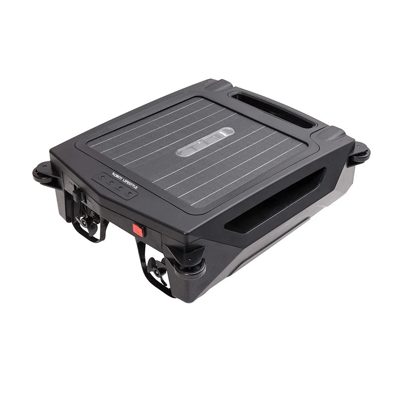 Robot Lifestyle Skimmer Swimming Pool Cleaner APP control, Robotic Water Cleaner S001A 5000mAh Lithium Battery, Solar Panel 10W