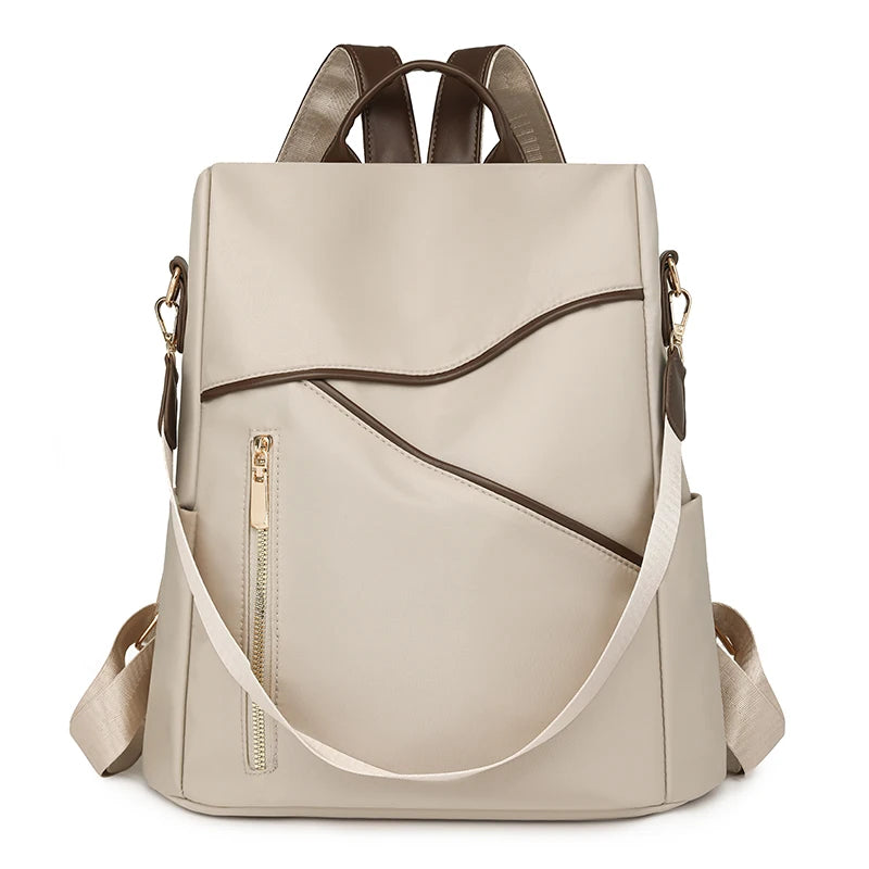 Women'S Anti theft Backpack Casual Nylon New 2025 School Bag Fashion Large Capacity Shoulder Strap Shoulder Bag Mochila Femenina