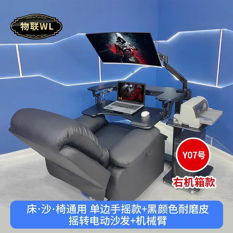 Computer desk bed notebook desktop computer desk bedside table lifting table lazy table cockpit suspension bracket - Kimlud