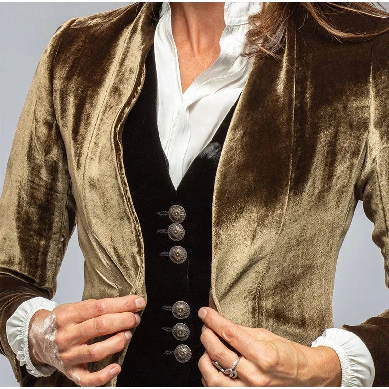 Casual Velvent Long Cardigan Women Office Loose Long Sleeve Female Windbreakers 2024 Autumn Winter Fashion Lady Party Jackets