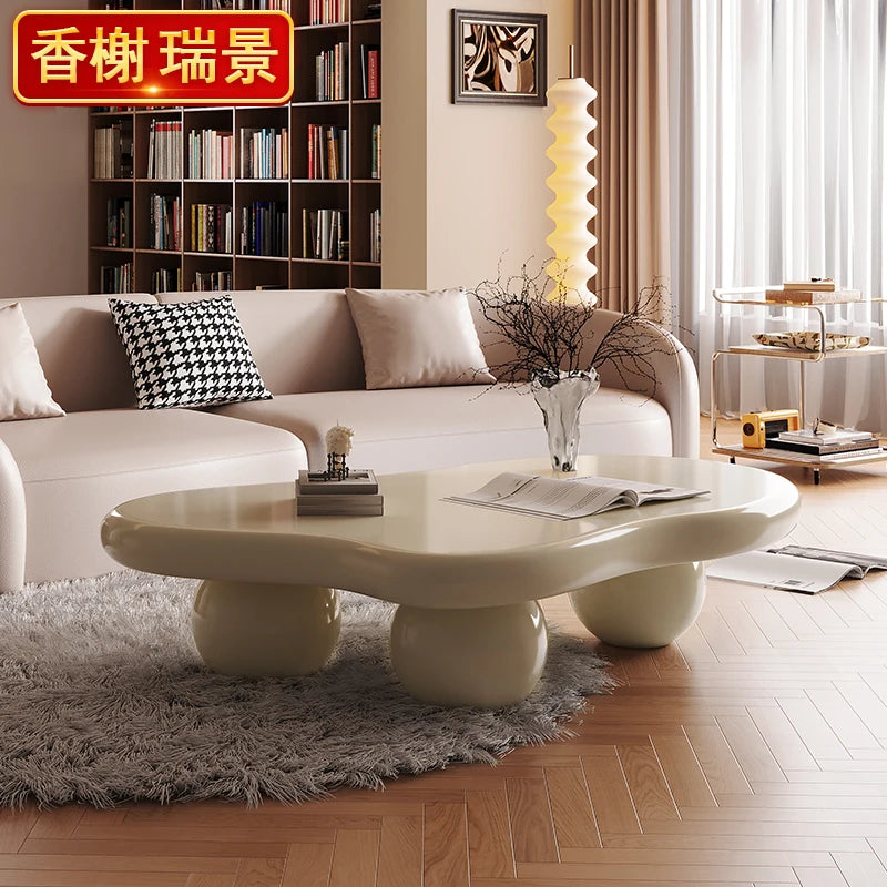 Black Modern Side Table Round Organizer Minimalist Unique Coffee Tables Premium Nordic Tavolino Da Salotto Home Furniture - Kimlud