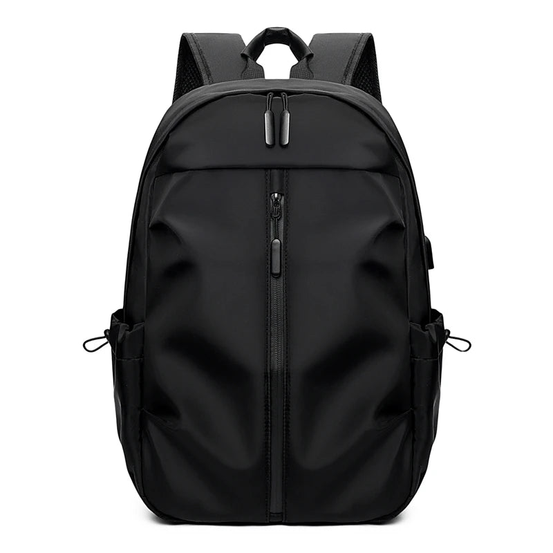 1 14 Inch Large Capacity Leisure Schoolbag Sports Simple Men And Women Universal Computer Backpack With Pendant
