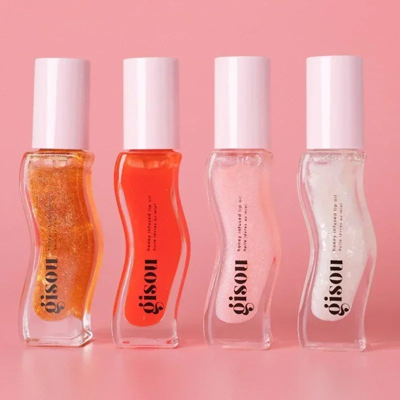 Gisou Moisturizing Glazed Plum Lip Balm Lip Oil Gloss Care Of The Lips Benetitnt For Lips Plumping Exfoliating Plumping...