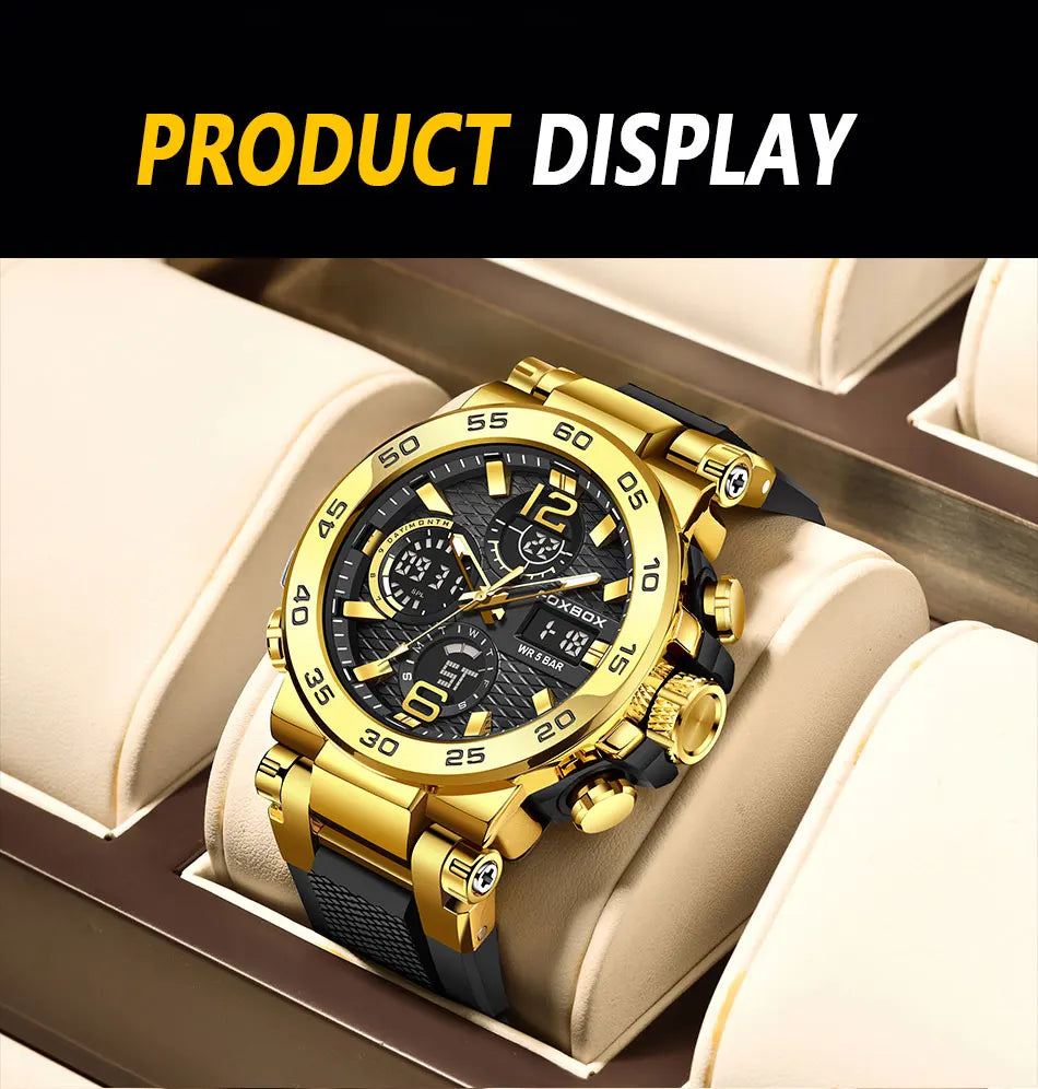 LIGE Men Digital Watch Military Sports Swimming Watches Fashion Waterproof Dual display Wristwatch Mens Relogios Masculino