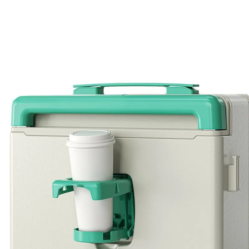 Luggage Sets English Multifunctional Wide Tie Rod Suitcase 20 Inches Fashionable and Lightweight Universal Wheel Suitcase