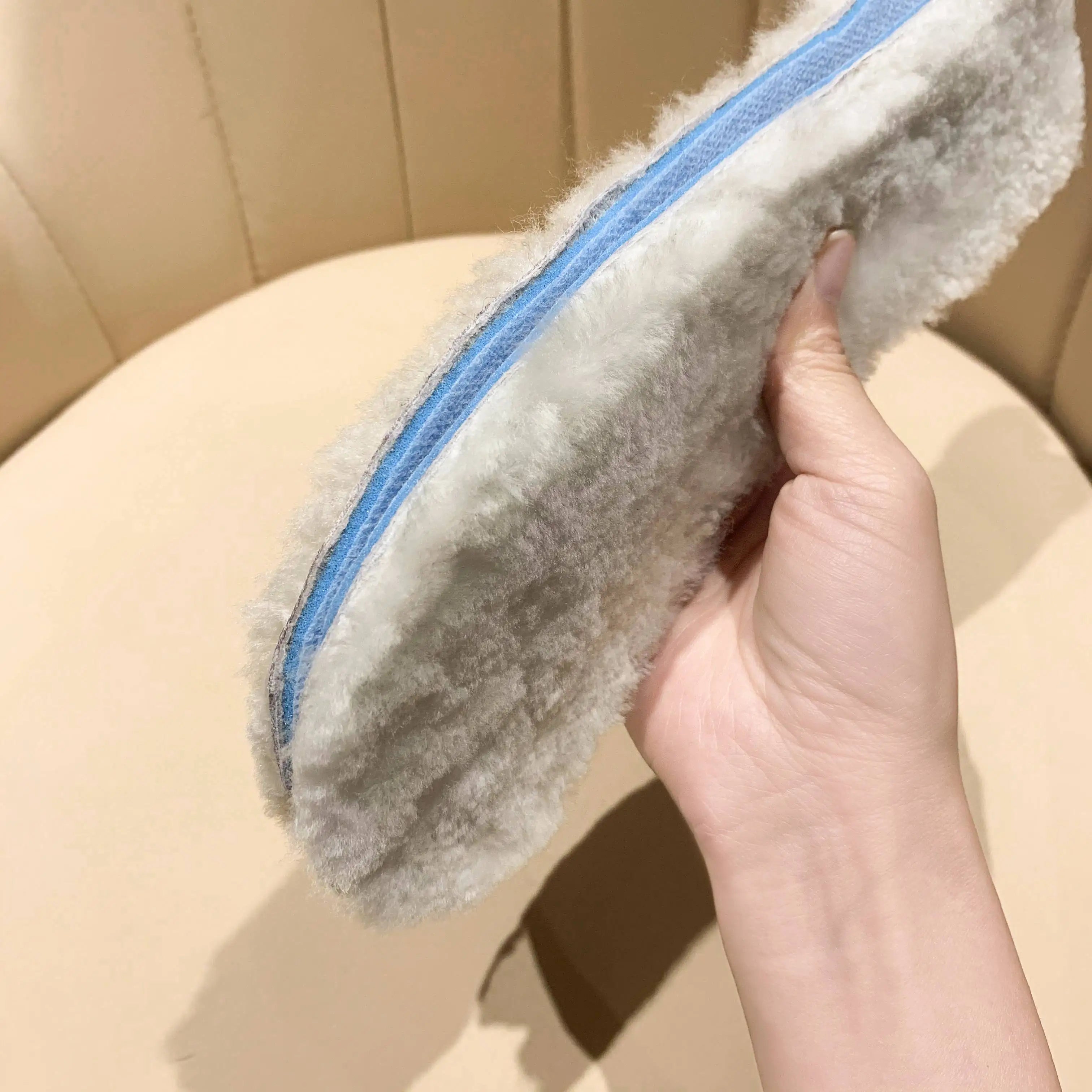 Krazing Pot Vintage Cow Split Leather Wool Snow Boots Winter Keep Warm Round Toe Cross-tied Med Heels Platform Thigh High Boots