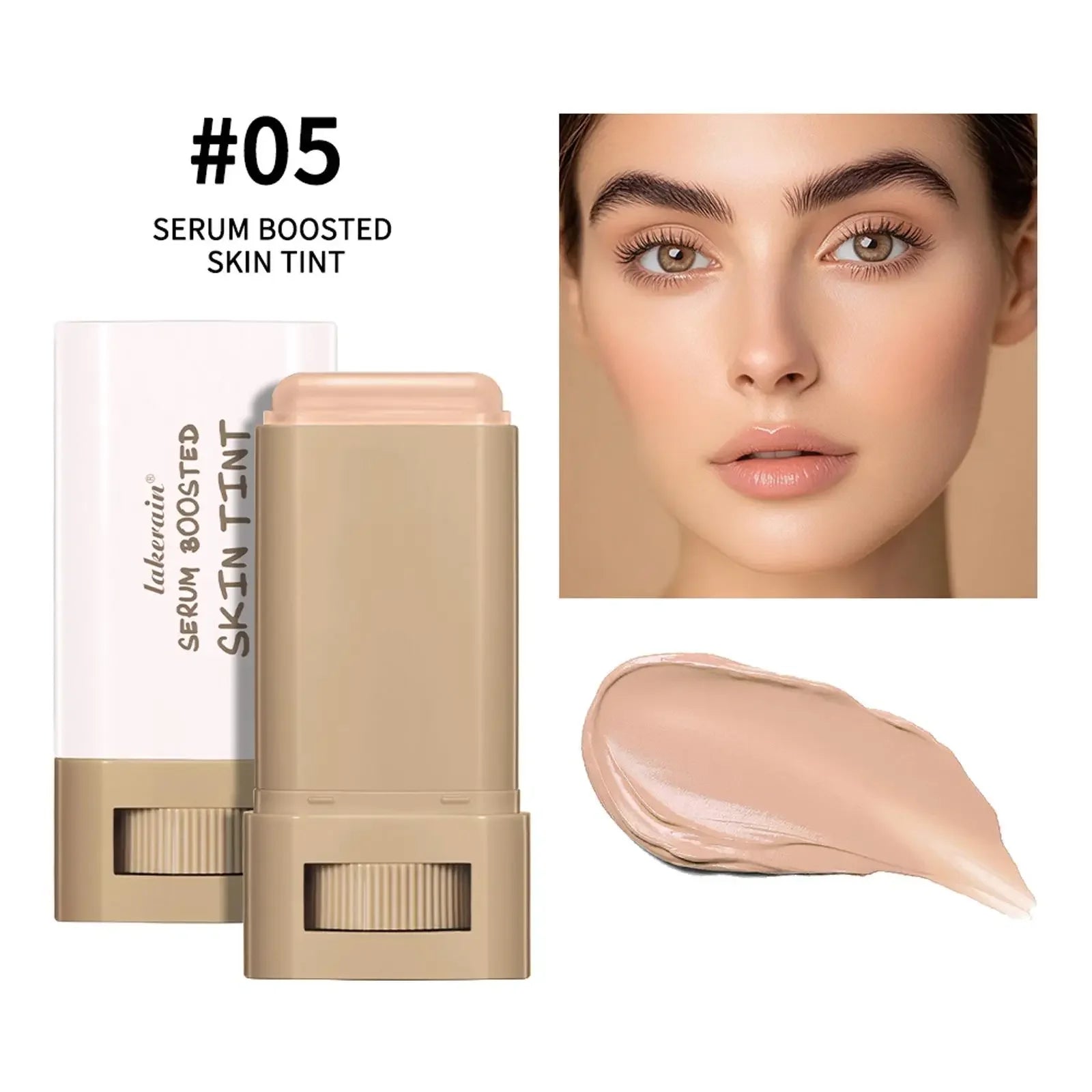Stick Foundation Boosted Skin Tint Foundation Stick Smooth Plumper Hight Coverage Travel Bronze Foundation Stick Makeup