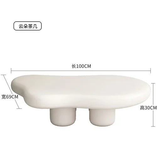 Modern Nordic Coffee Tables Luxury Sofa White Design Coffee Table Minimalist Room Table Basse De Salon Home Furniture Decor - Kimlud