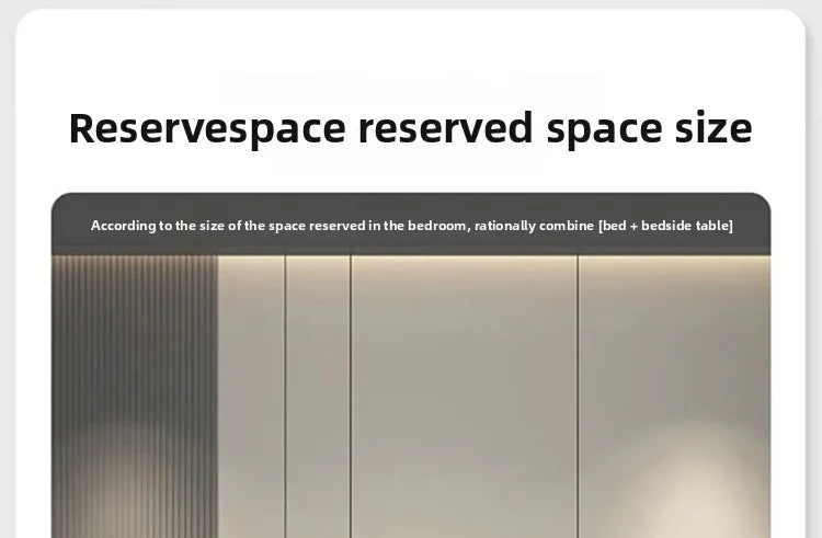 Soft package master bedroom, high-end and atmospheric storage with storage drawers, modern, simple and convenient double bed