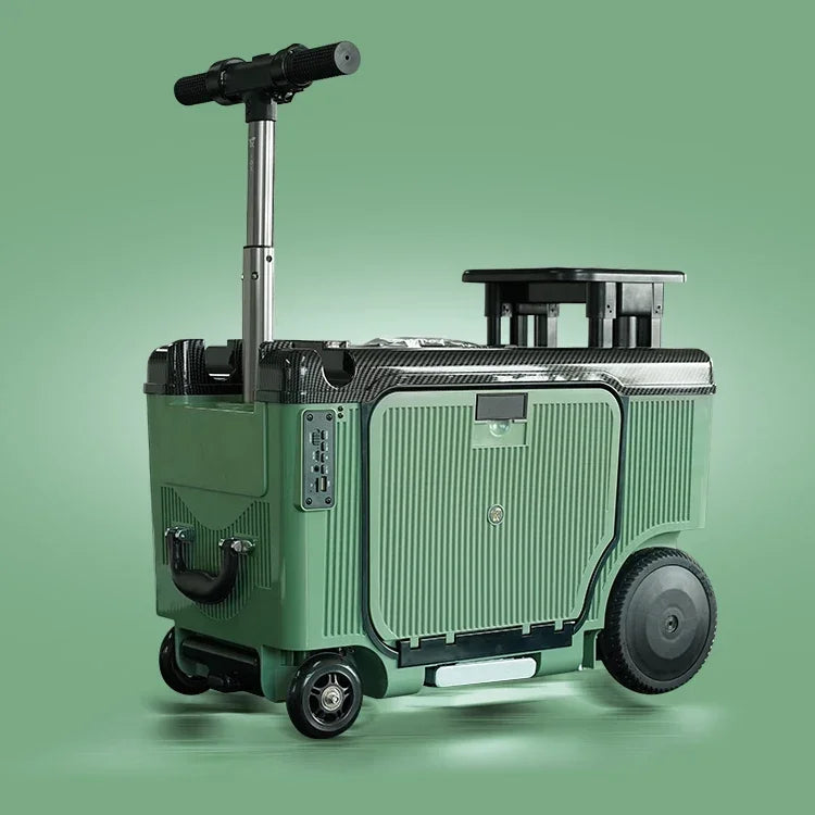 Luggage Travel Suitcase TravelSmart Riding Boarding Bag Elderly Scooter 20-Inch Electric Luggage Multi-Function Trolley...