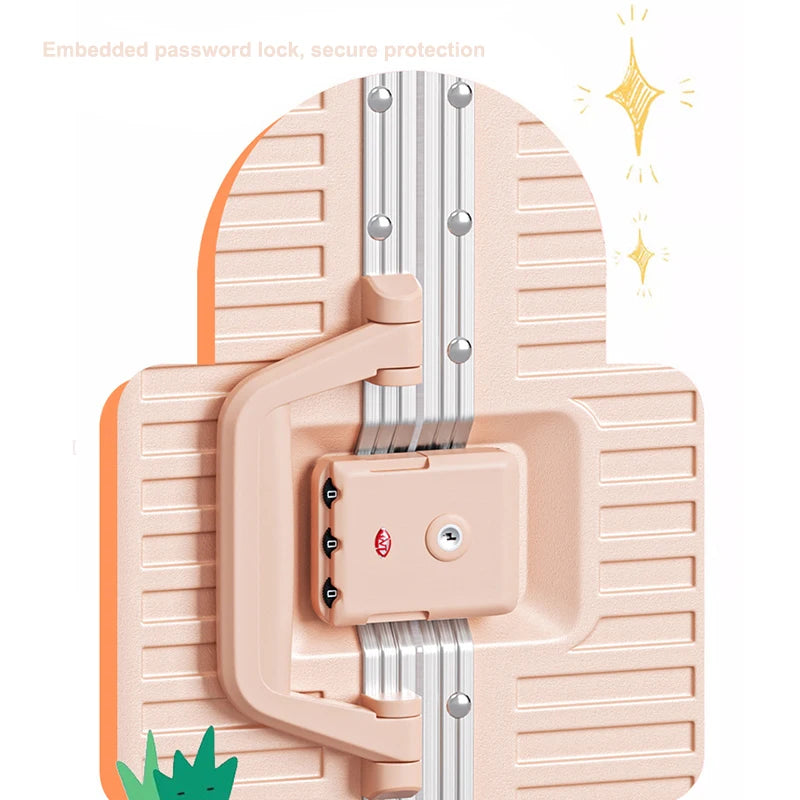 20 inch Mini Travel Suitcase Aluminum Frame Box Luggage Organizer Chirldren Ride Case Small Password Box Boarding Case
