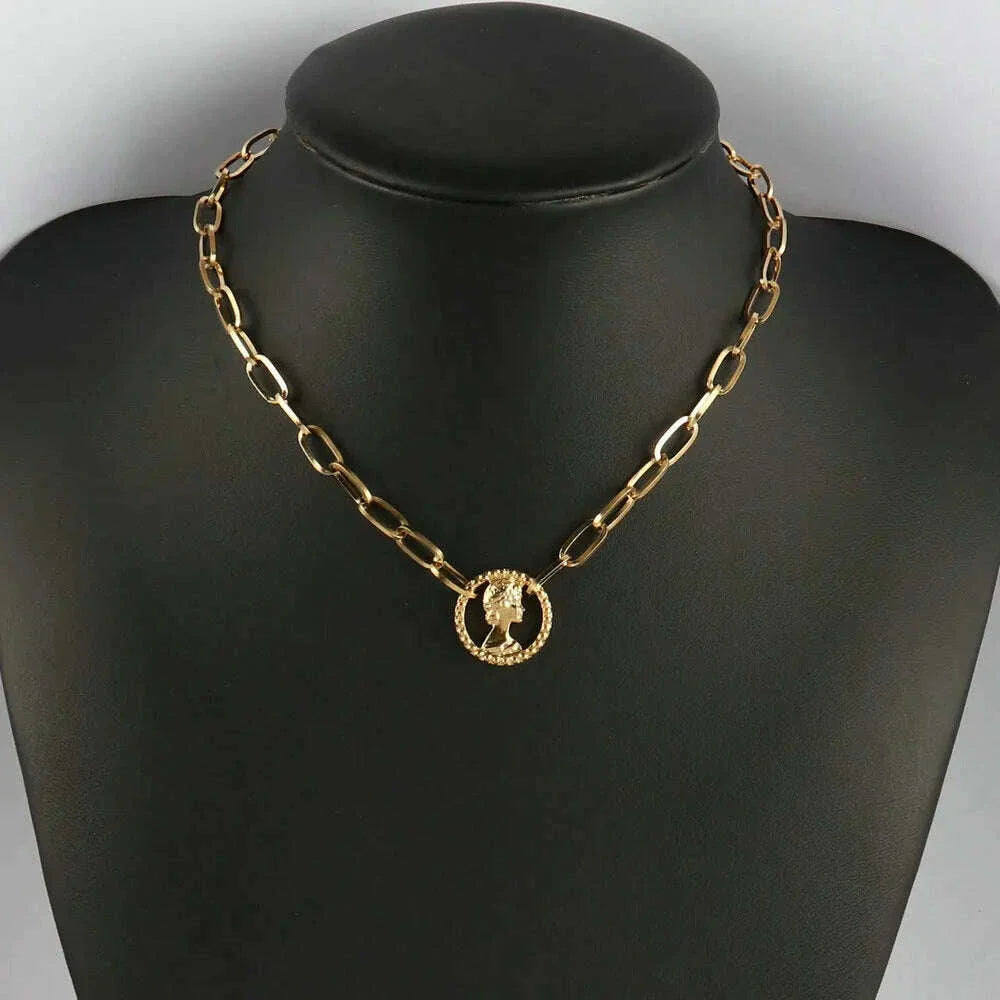 316L Stainless Steel Necklace For Women Choker Necklace Heart Clavicle Chain Necklaces Charm Heart Pendant Necklace Jewelry Gift