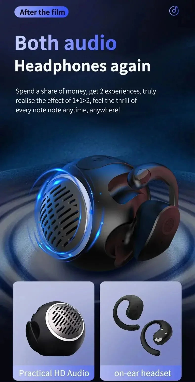 New Bluetooth Headphones AI Real Time Language Translation Earbuds 144 Languages Translator Wireless HiFi Stereo Sound...