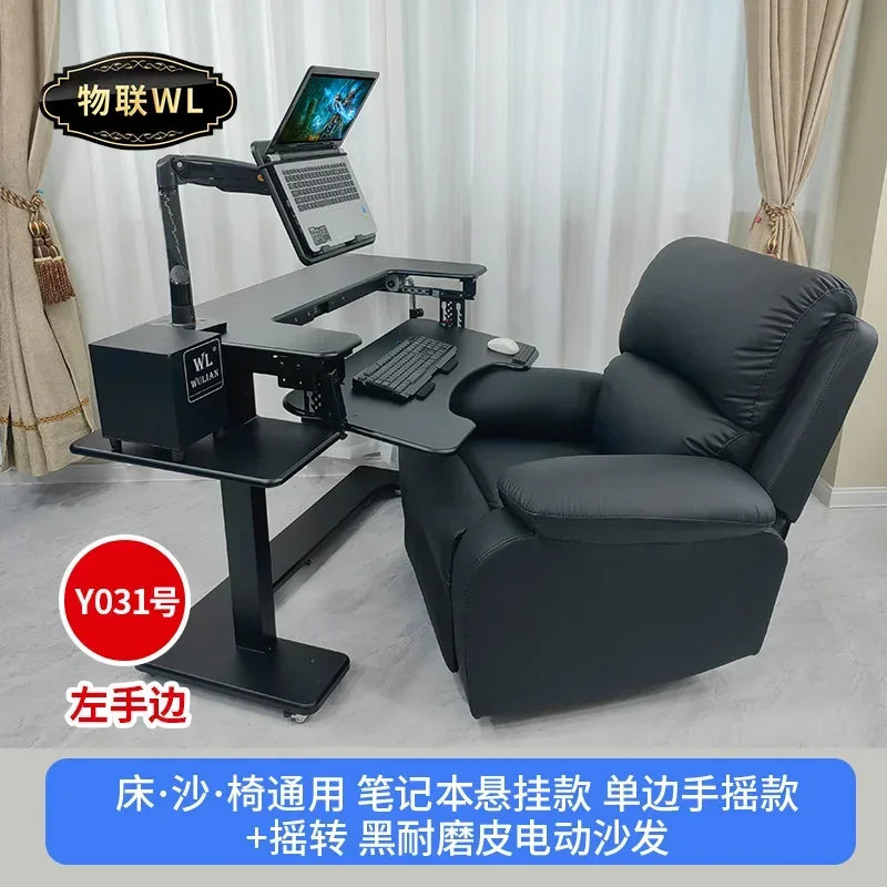 Computer desk bed notebook desktop computer desk bedside table lifting table lazy table cockpit suspension bracket - Kimlud