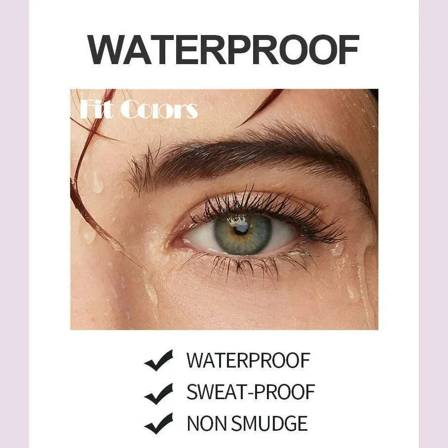 1PC Colorful Eyelash Mascara EyeLashes Extension Curling Lengthen White Purple Cosplay Makeup Glitter Point Diamond Mascara