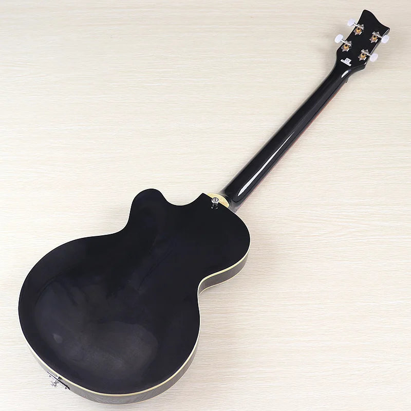 Sunburst 4 Strings Violin Bass Guitar 41 Inch Violin Guitarra Flame Maple Body High Gloss Finish | Kimlud Professional...