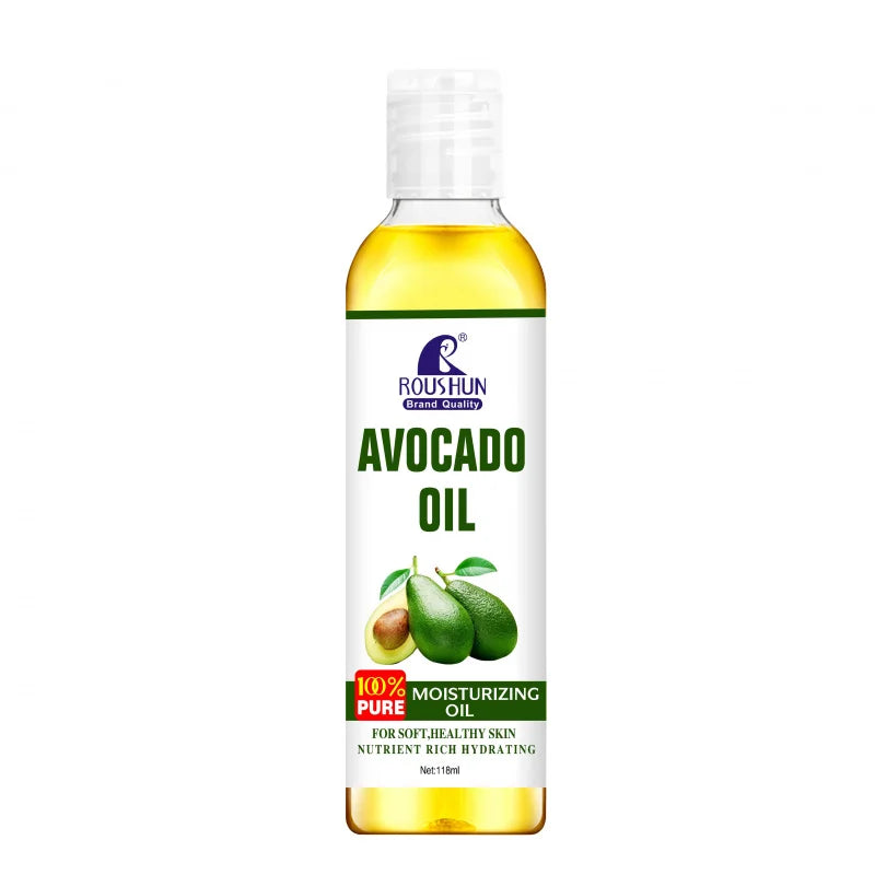 118ml Avocado Body Oil Moisturizing and Nourishing Skin Large Capacity Full Body Essential Oil for Body, Face, Hand, Lip, Eye,