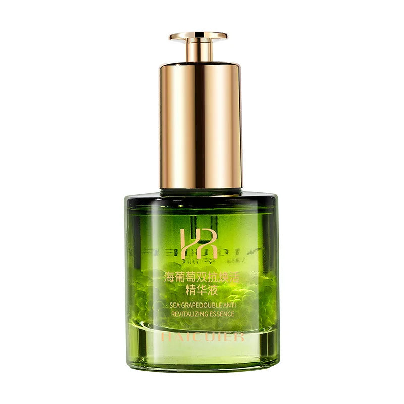 Sea Grape Collagen Peptide Double Anti Revitalizing Essence Oil Skin Care Moisturizing Brighten Anti-Aging Firming Face Serum