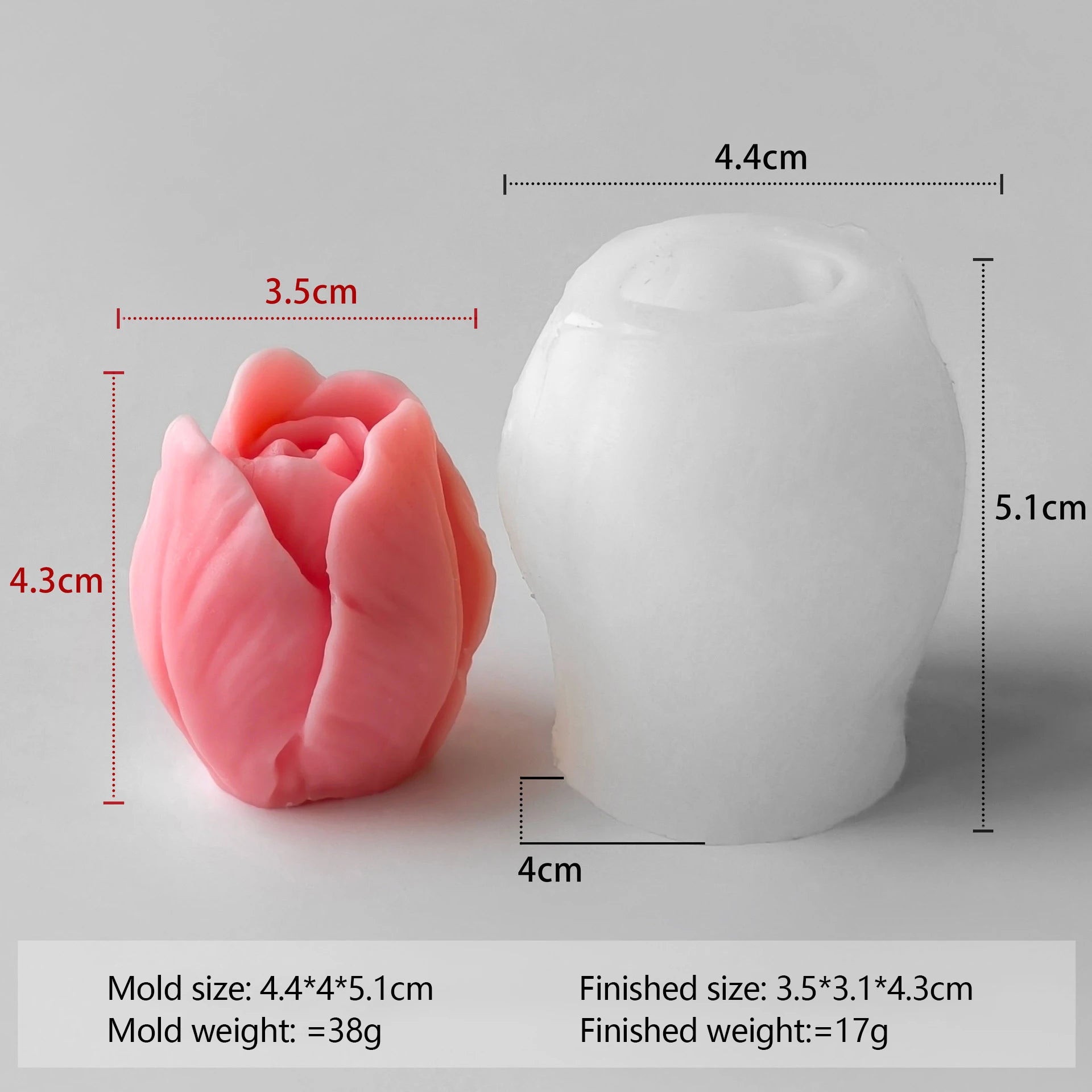 Budding Open Flowers Silicone Candle Mold Mini Flower Soap Gypsum Crafts Resin Mould DIY Chocolate Ice Cake Baking Molds