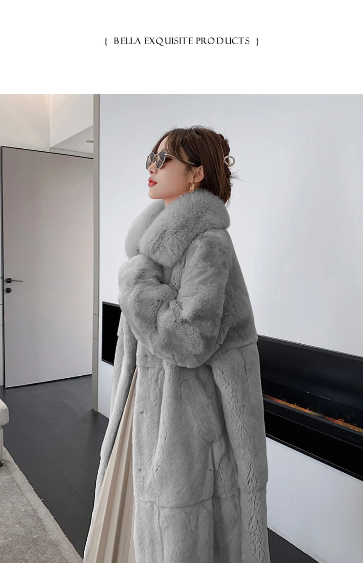 5XL Oversized Autumn Winter Faux Fur Coat Women Loose Long Plush Jackets Thick Warm OverCoat Female Large Fur Collar Parka 2023