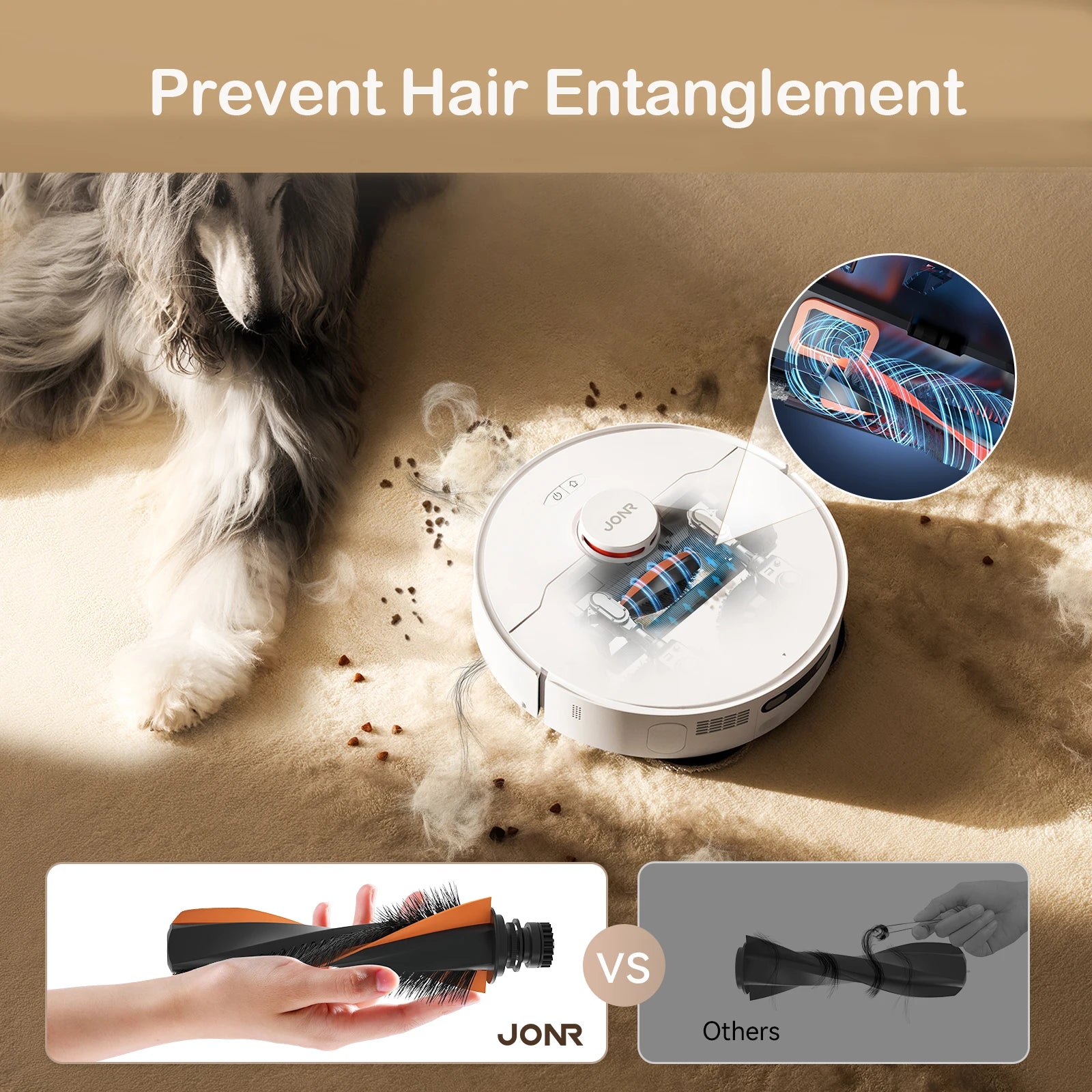 JONR Robot Vacuum P20 Pro International Edition Mopping Vacuuming Drying Wipes Automatic Cleaning Dust Collecting Drainage Water