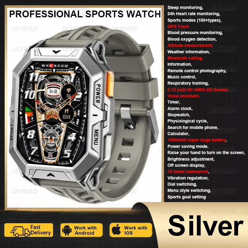 2025 New For Huawei Original Premium GPS Smart Watch Men Ultra HD Screen 1000MAH Battery BT Call 10ATM Waterproof Smart Bracelet