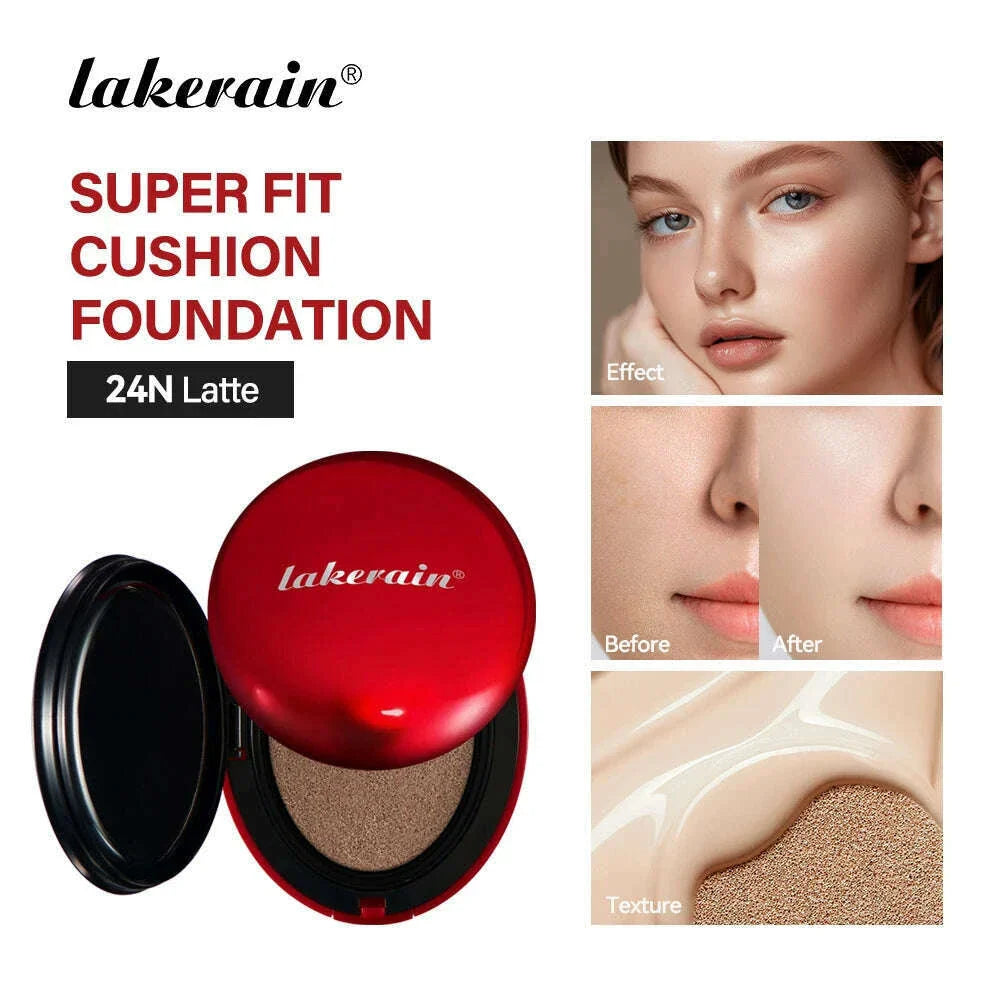 Super Sunscreen Cushion Foundation Waterproof Long-lasting Brighten Foundation Cream Women Base Makeup Face Korean Cosmetics
