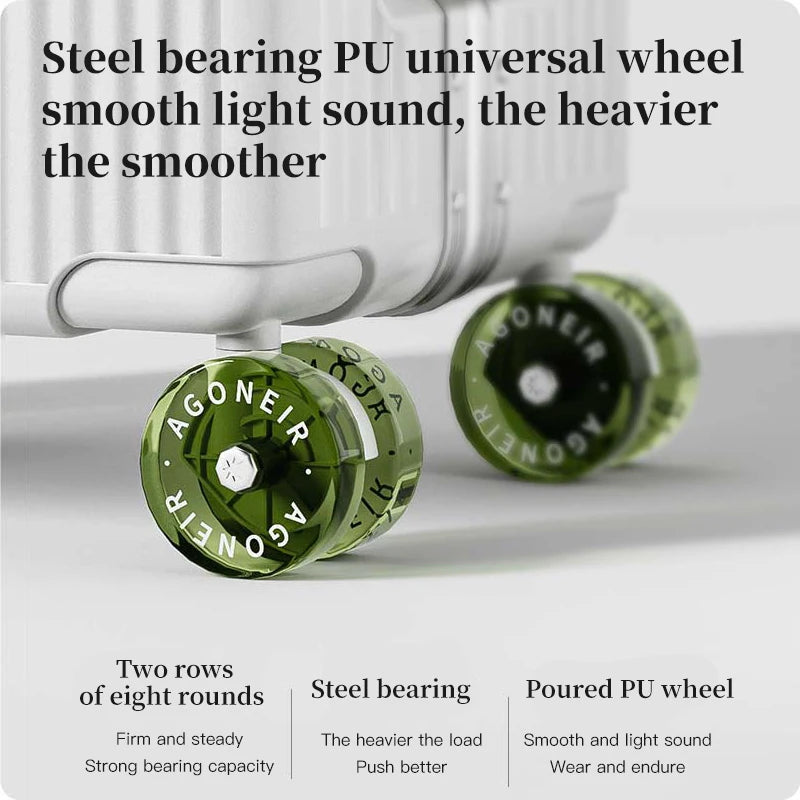 Wide pull rod high-quality luggage. It has a high appearance level and is a new style in 2024. It is suitable for both girls and