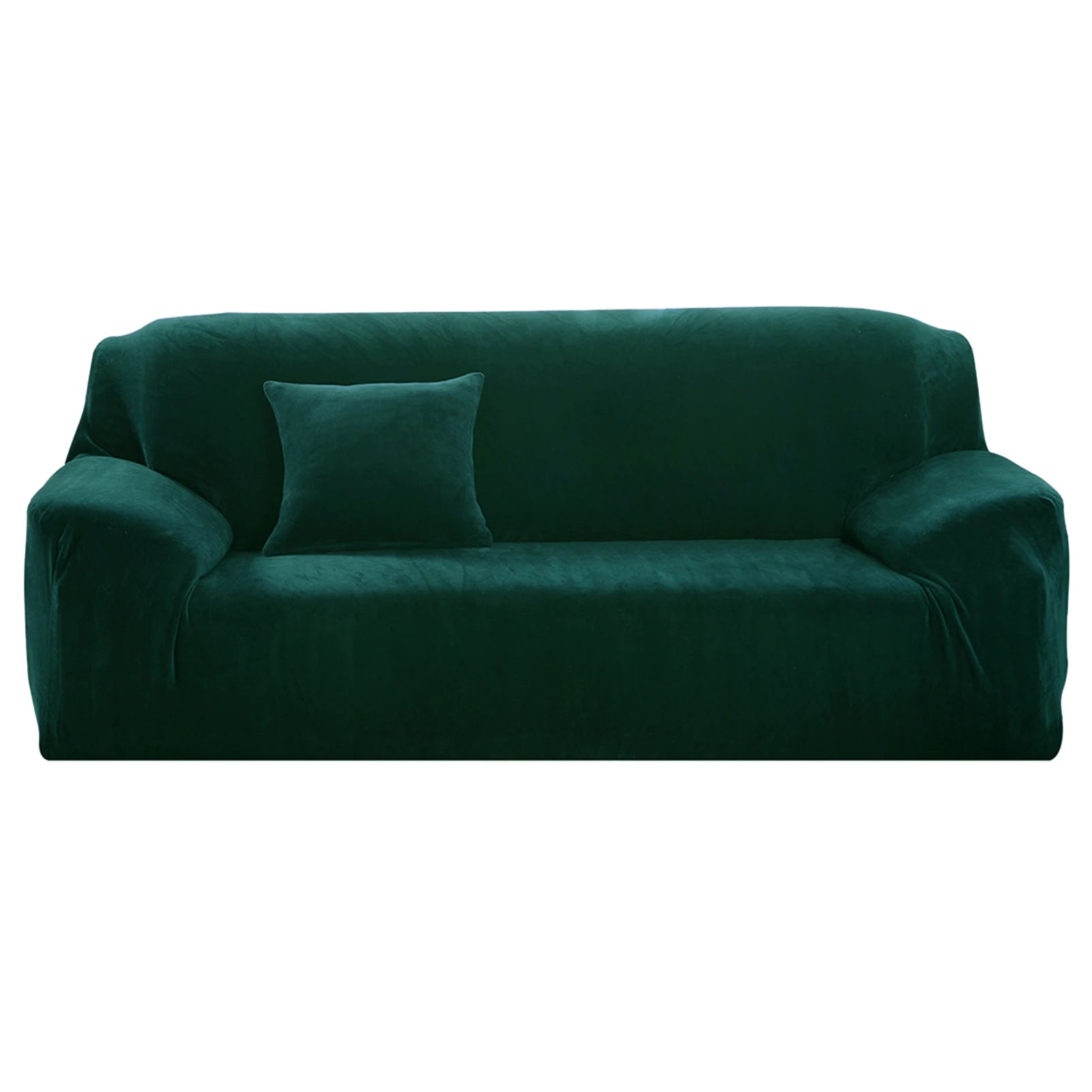 Velvet Sofa Cover Elastic Thick L Shaped Corner Sofa Slipcover for Living Room 1/2/3/4 Seater Stretch Cover for Couch Armchair - Kimlud