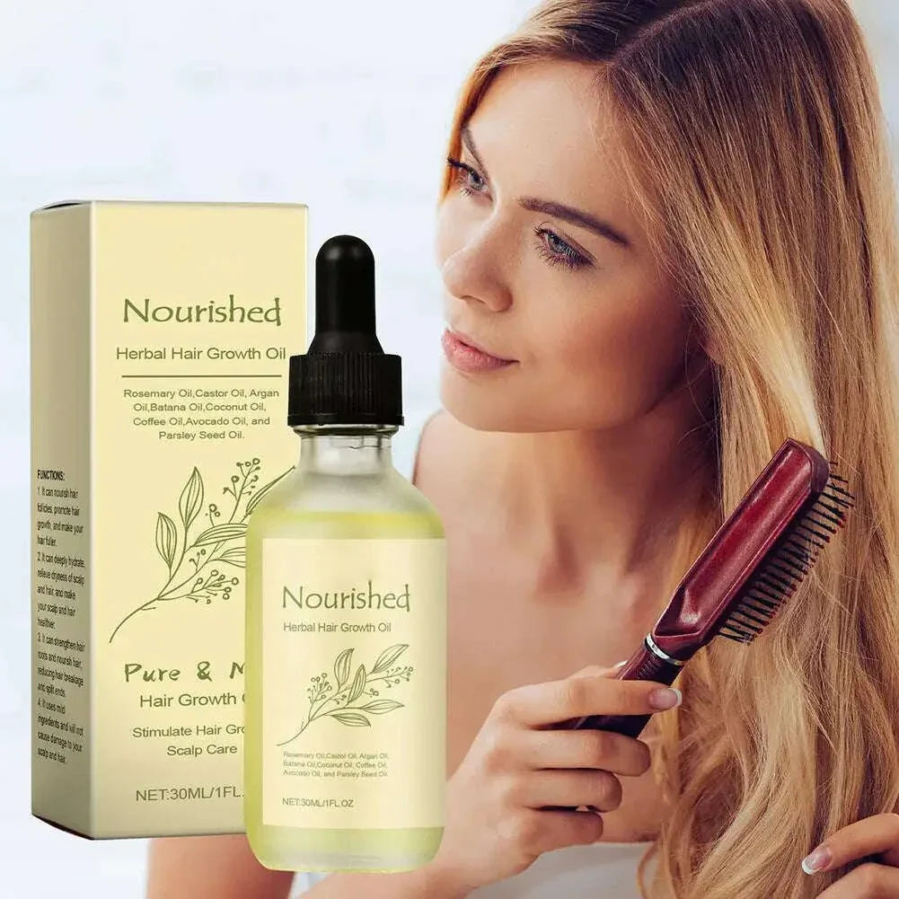 30ml/50ml Batana Rosemary Mint Scalp Hair Strengthening Oil Biotin Essential Oils Nourishing Treatment Split Ends Dry All Types