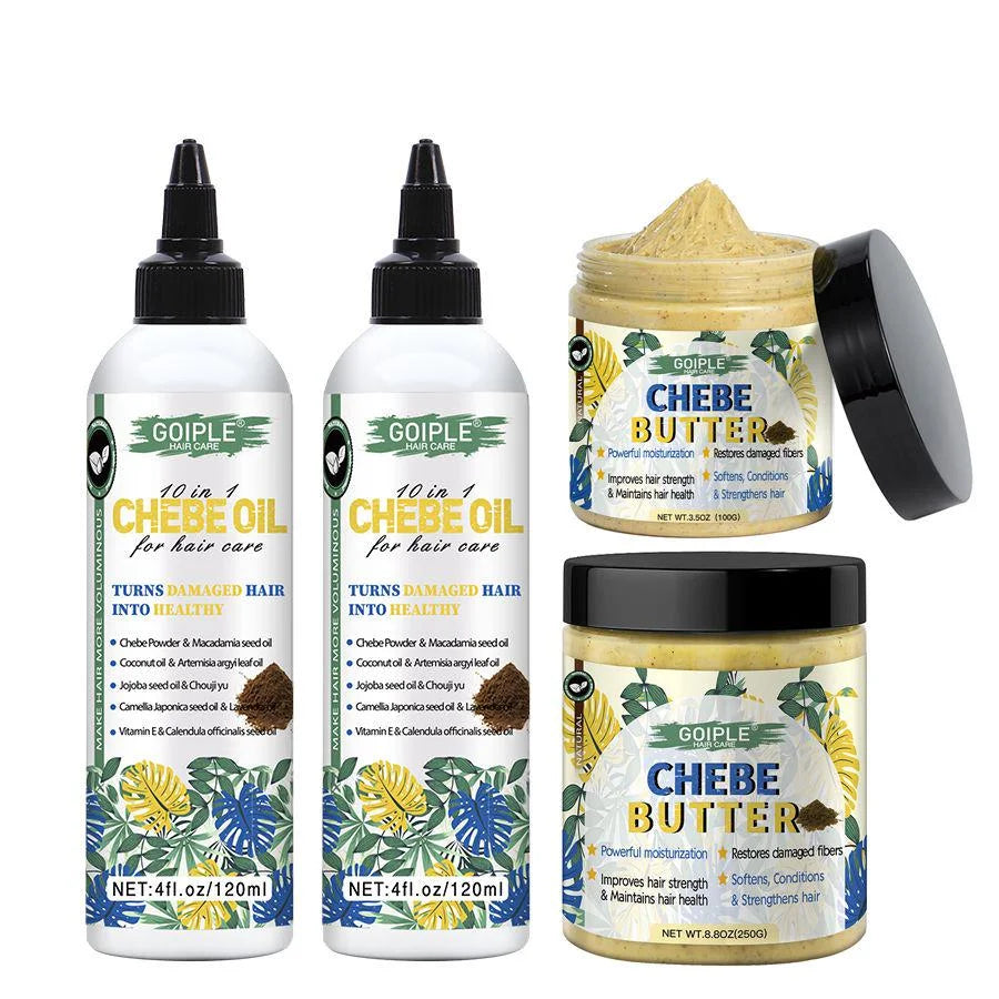 Fast Growth Chebe Oil Hair Regrowth Serum Chebe Powder Repair Damaged Scalp Treatment Anti-Hair Loss Care Moisturize Essence