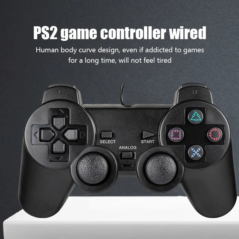 Wired gamepad Joypad for PS2 Controller P2 dualshock Game Pad joystick for PS 2/P 2 console