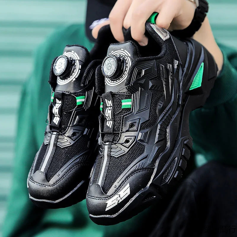 Men's Sport Shoes Thick Bottom Casual Style Fall Fashion Trendy Brand Hong Kong Style Old Dad Shoes Breathable Mesh Upper - Kimlud