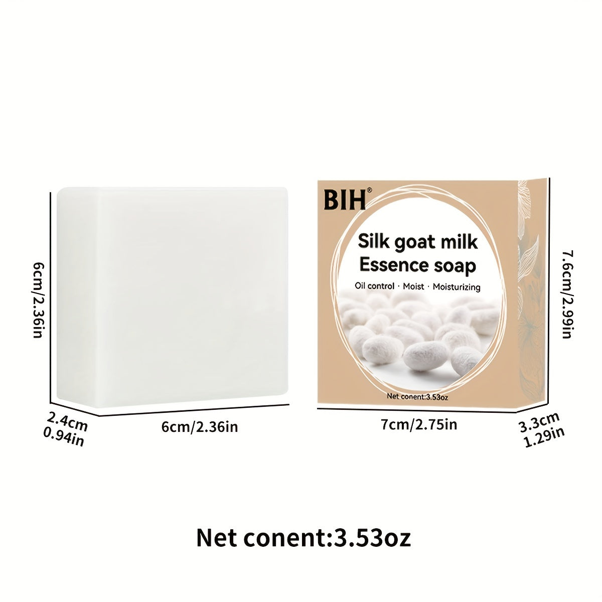 BIH Sheep Milk Soap For Washing Face Or Bath