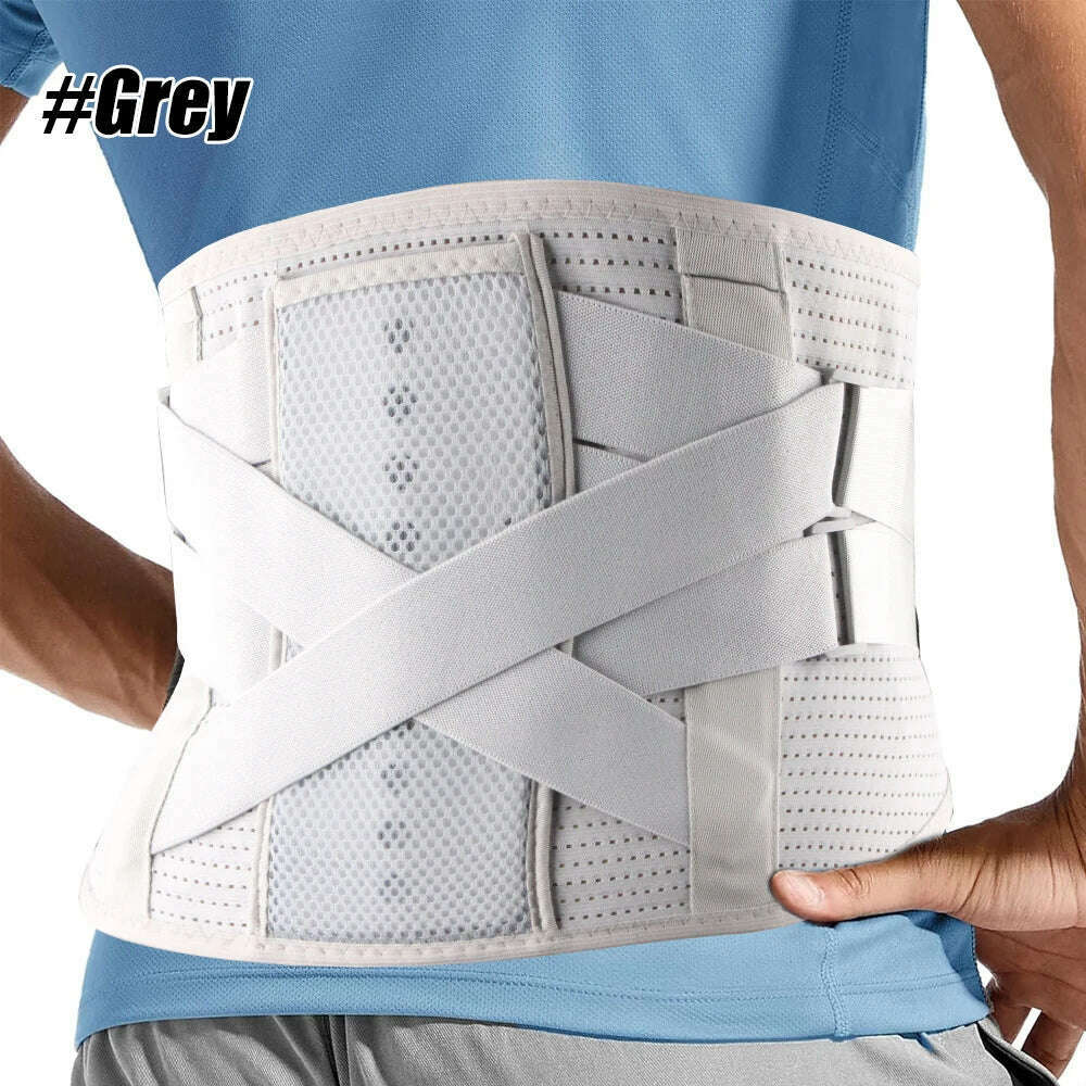 Back Brace for Lower Back Pain Relief,Waist Support Belt for Men Women,Soft Breathable Fabric Lumbar Support for Herniated Disc